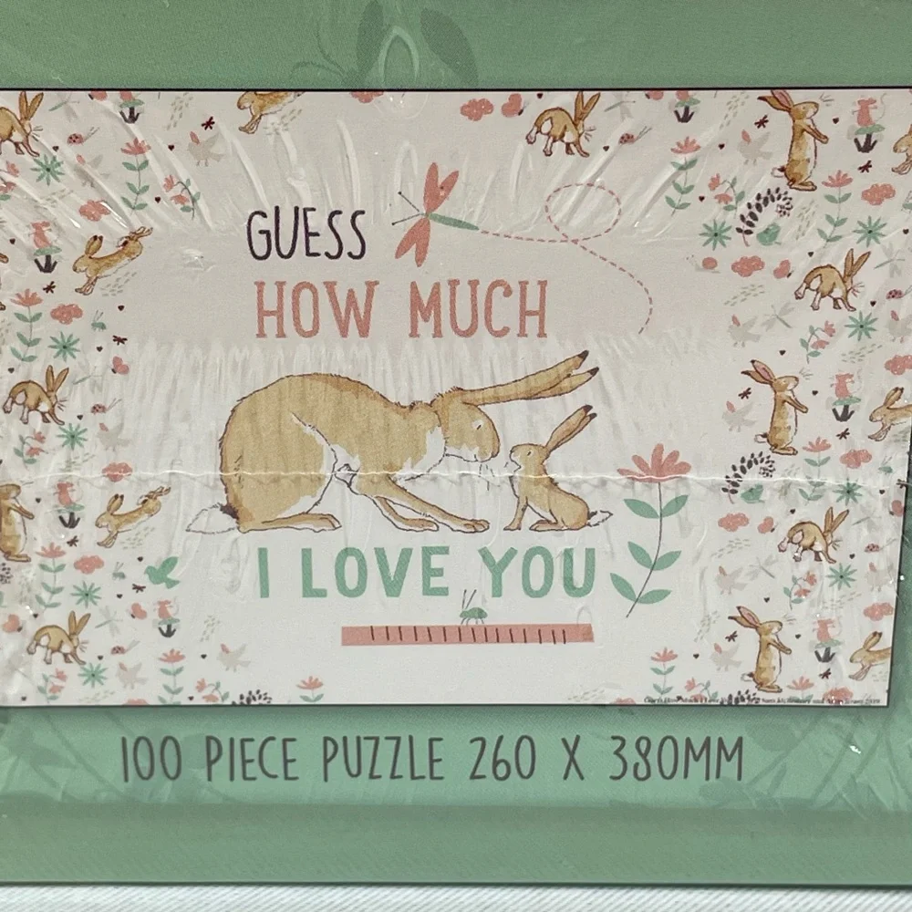 Puzzle Guess How Much I Love You Cube 100 Pieces 10x15 in